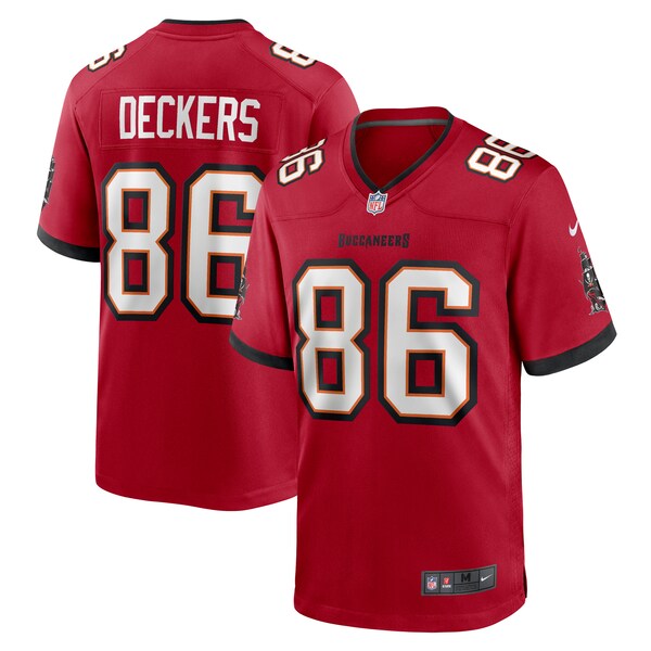 Evan Deckers Tampa Bay Buccaneers Nike  Game Jersey -  Red