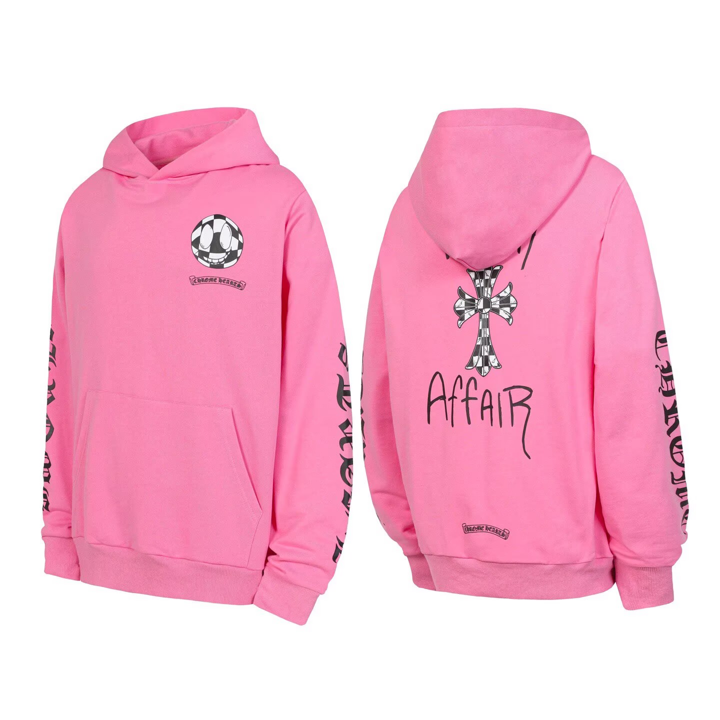 Chrome Hearts Hoodie Pink