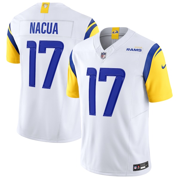 Puka Nacua Los Angeles Rams Nike Vapor F.U.S.E. Limited Jersey - White/Royal