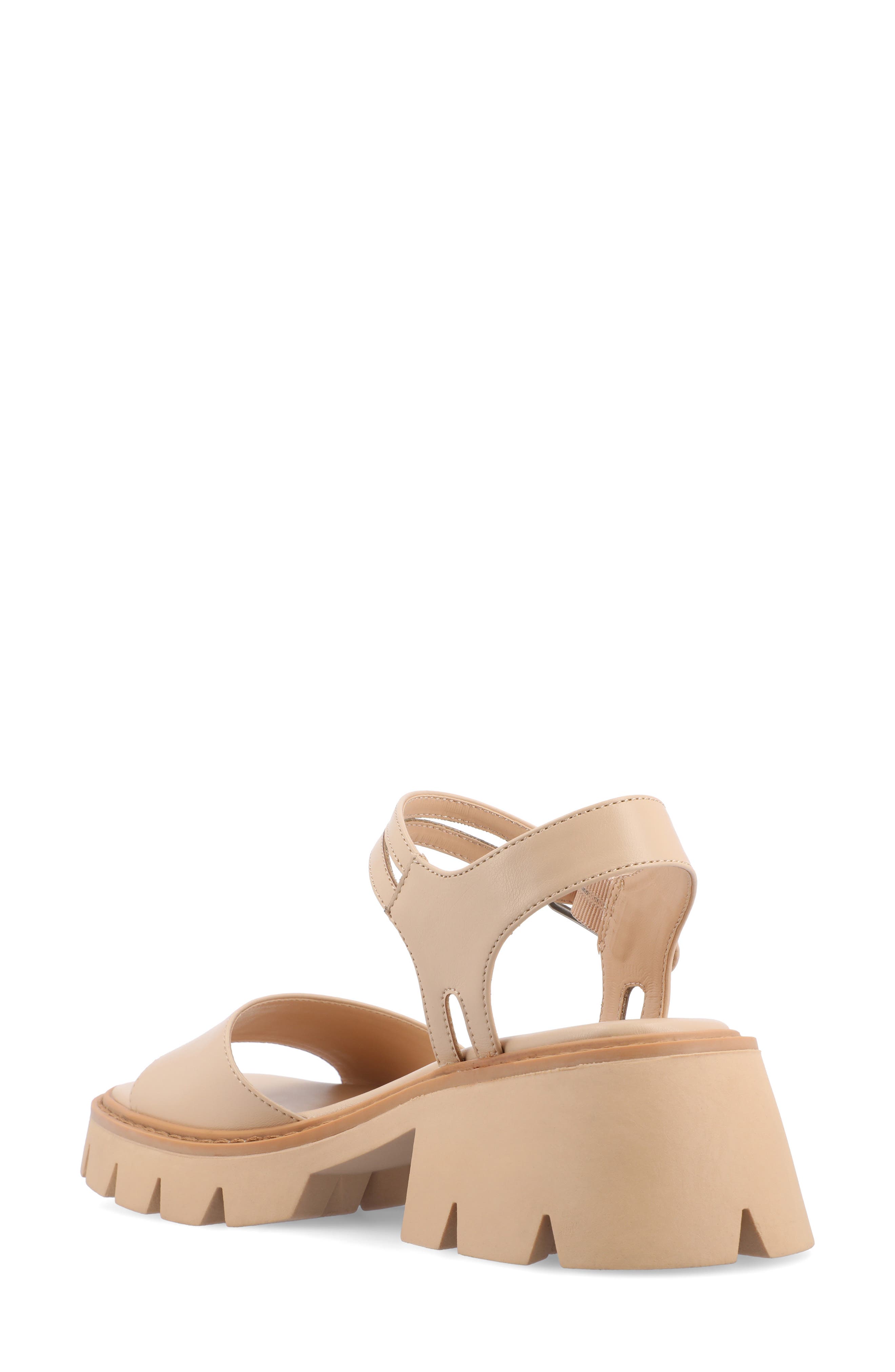 Journee Collection Lug Platform Sandal
