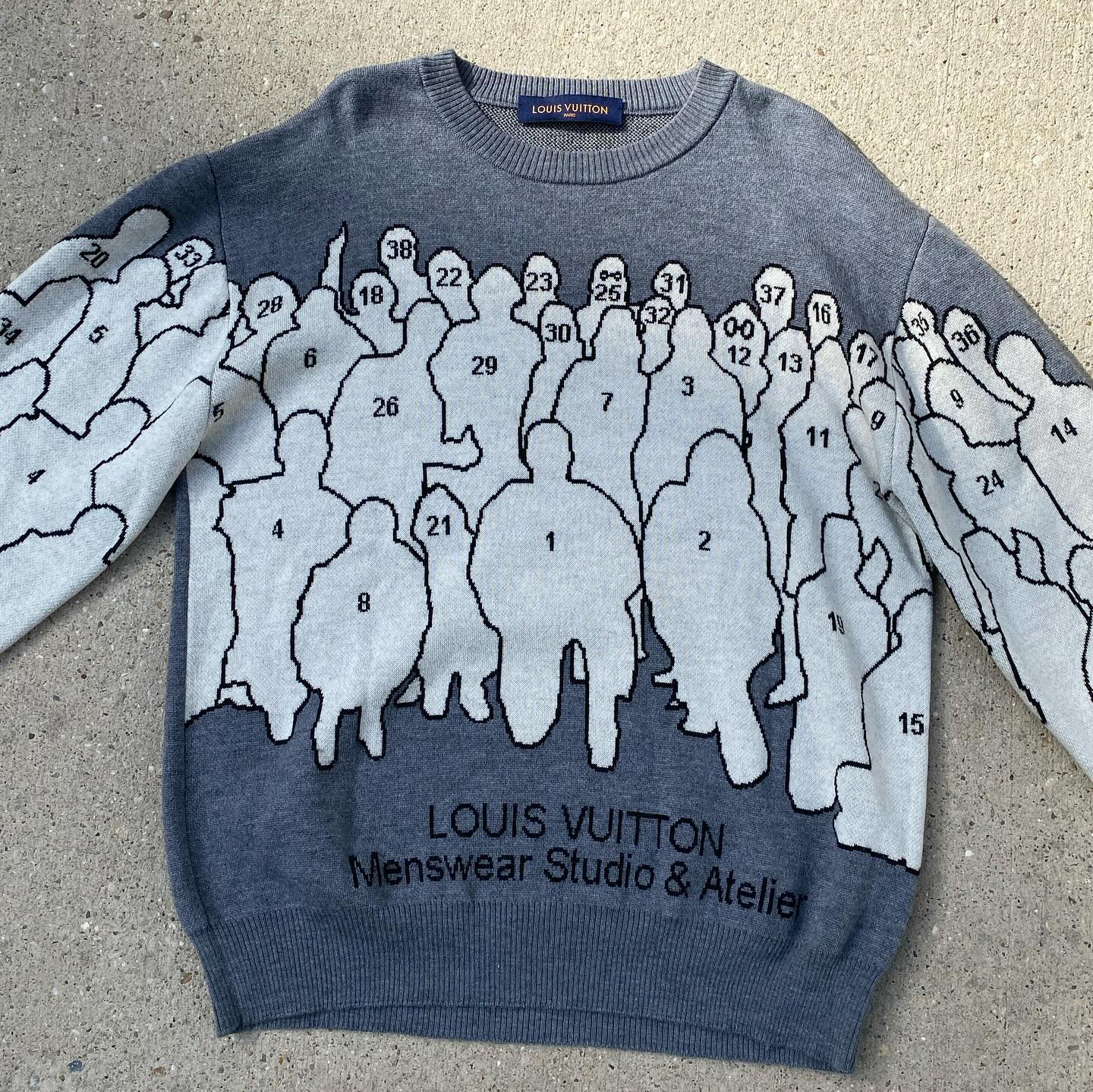 Personalized printed pullover sweater