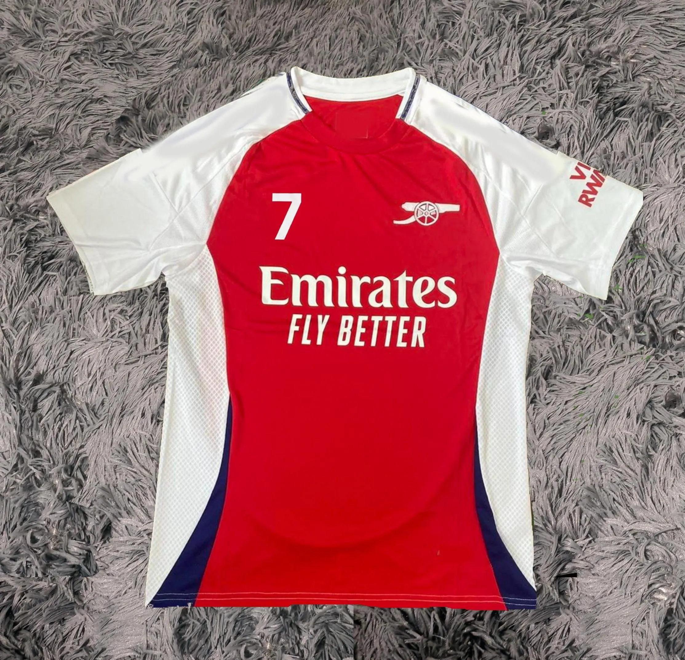 Bukayo Saka SIGNED Arsenal 24/25 Home Jersey/Shirt - COA - 2024