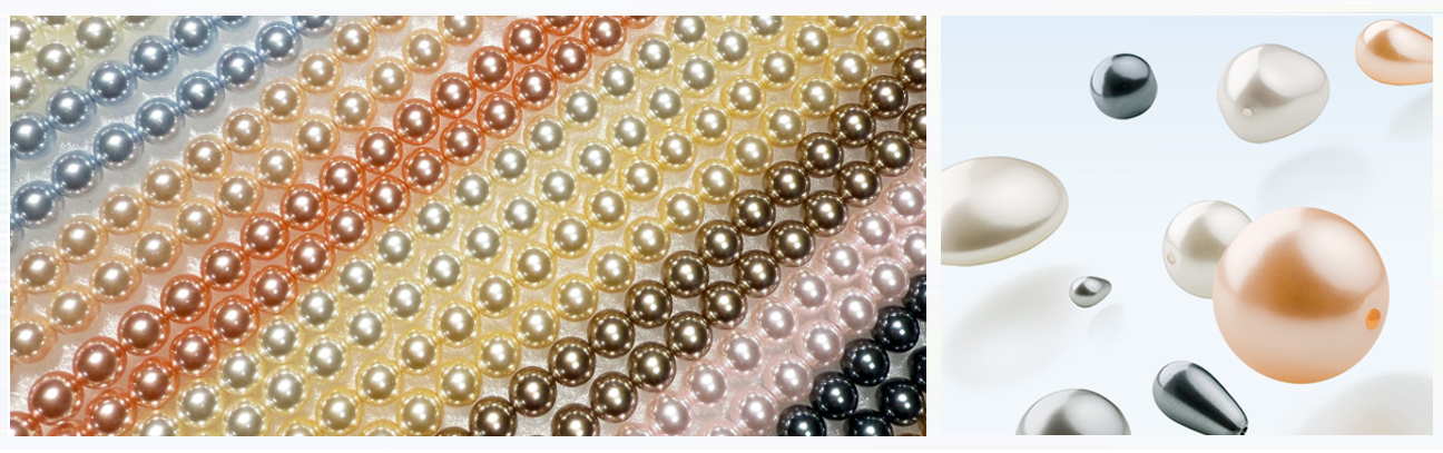 Wholesale premium crystal pearls in bulk packaging