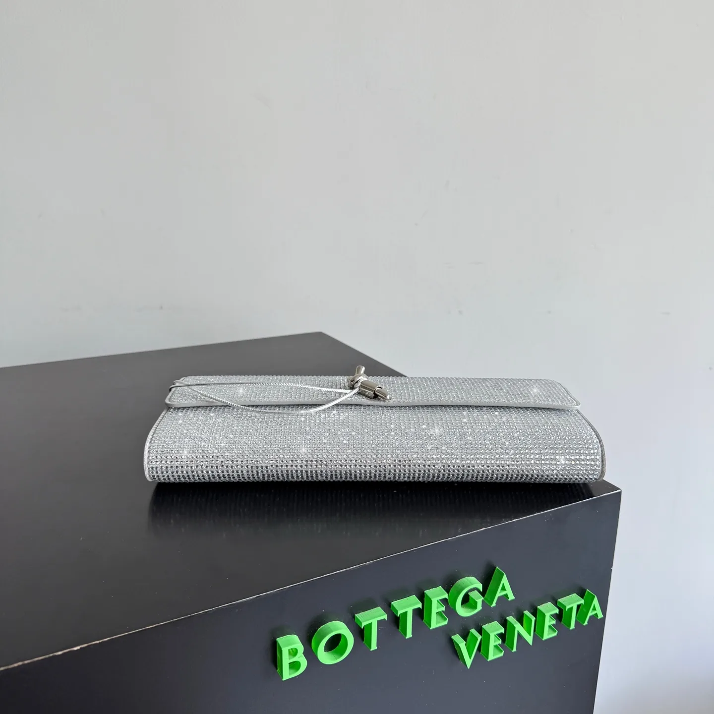 Bottega Veneta Lambskin Andiamo Clutch product photo from LabelPicks