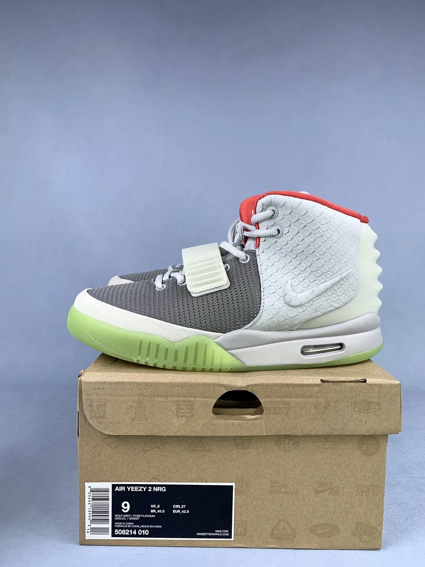 Nike Air Yeezy 2 NRG “Pure Platinum” Shoes product photo from LabelPicks