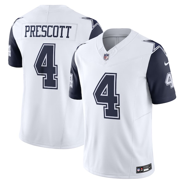 Dak Prescott Dallas Cowboys Nike Vapor F.U.S.E. Limited Jersey - White/Navy