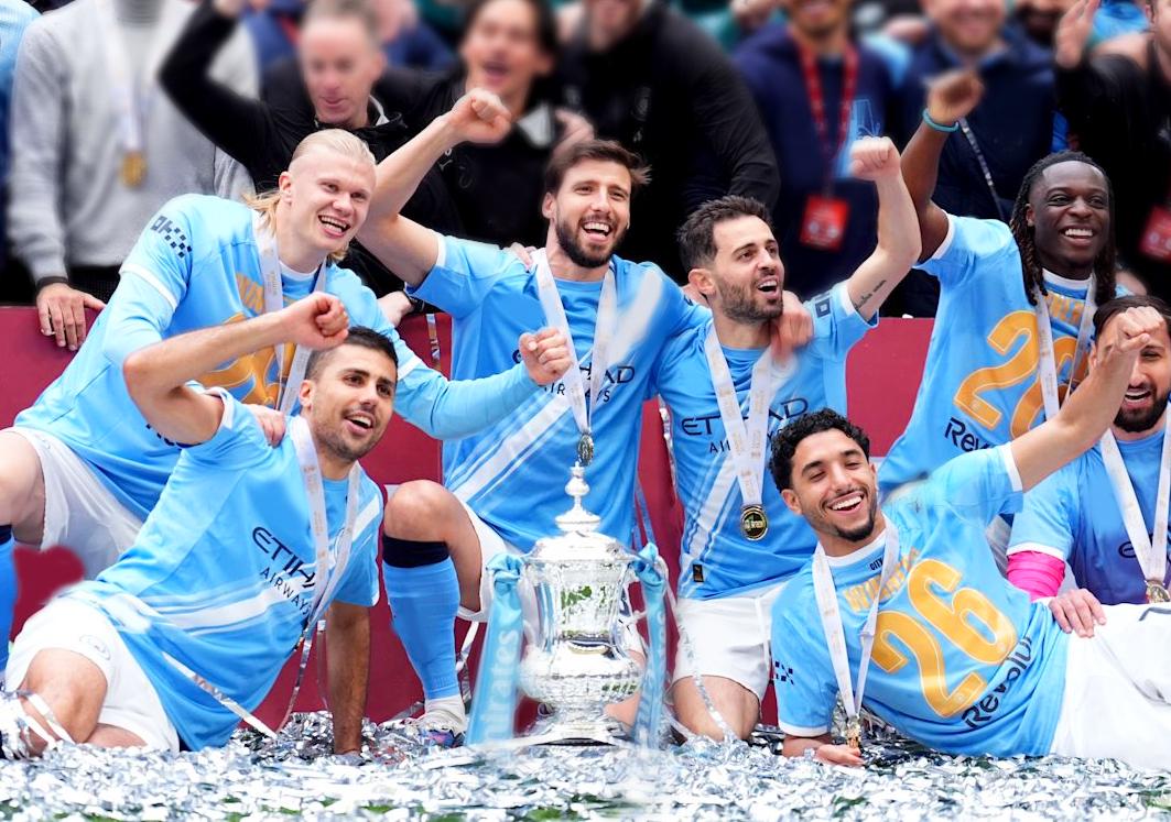 Man City Team SIGNED 25/26 FA Cup Winners Shirt Jersey - COA - 2025