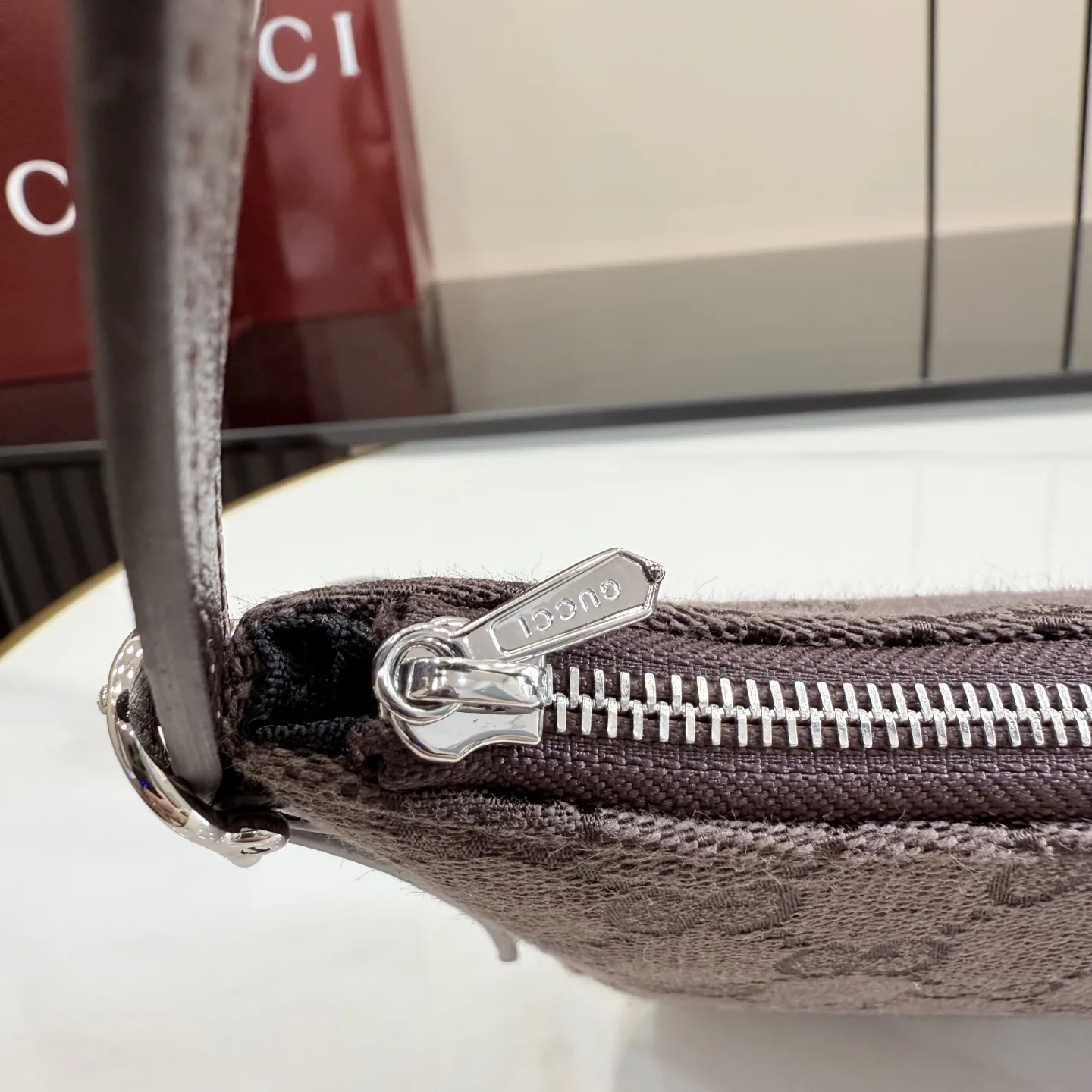 Gucci Brown Quilted Leather Shoulder Bag product photo from LabelPicks