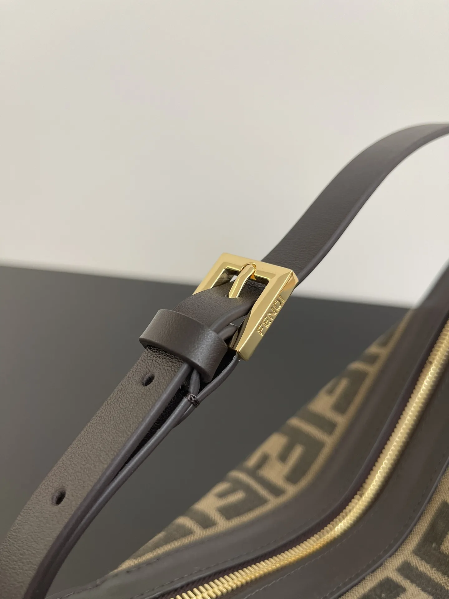 Fendi Brown Calfskin Hobo Bag product photo from LabelPicks