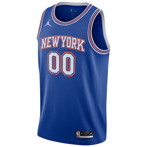 New York Knicks Jordan Brand Swingman Custom Jersey - Statement Edition - Blue