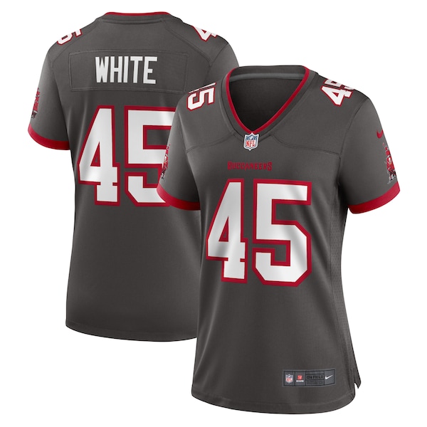 Devin White Tampa Bay Buccaneers Nike Women's Game Jersey - Pewter/Red/White