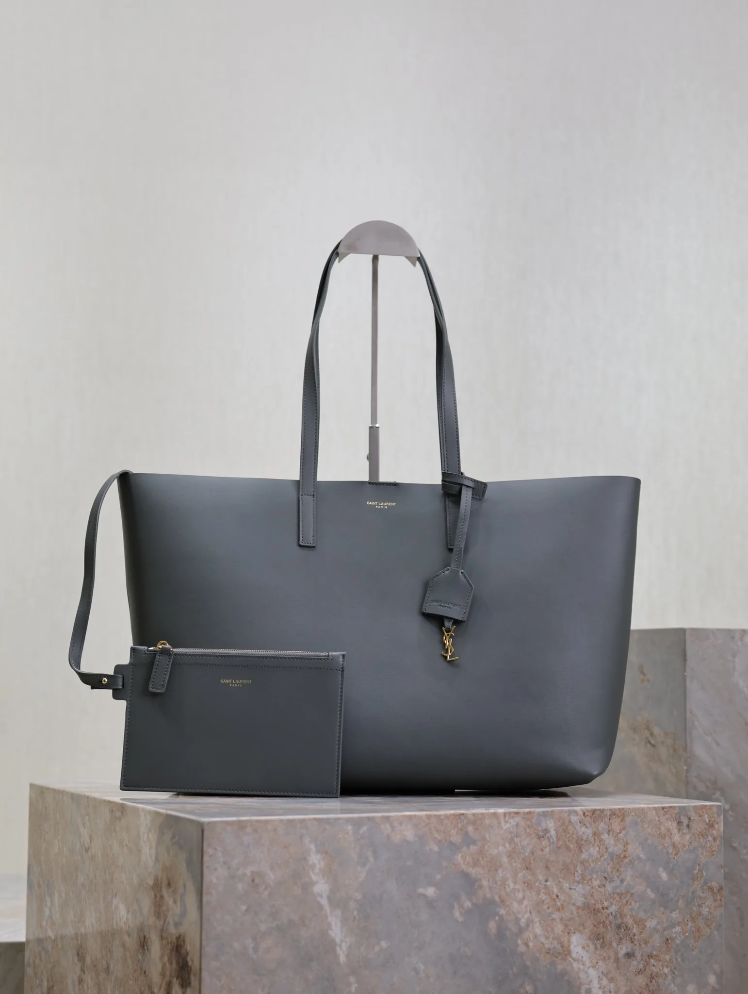 Saint Laurent Calfskin Tote Bag product photo from LabelPicks