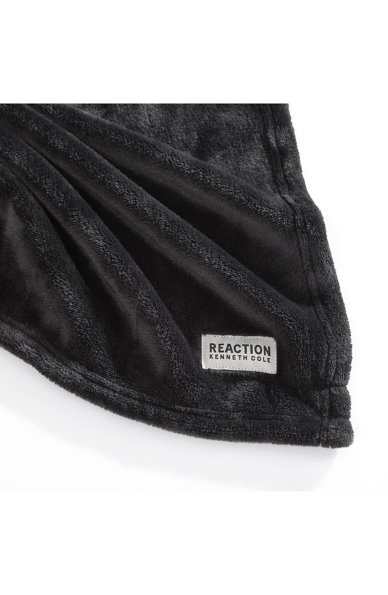 Kenneth Cole Solid Throw Blanket