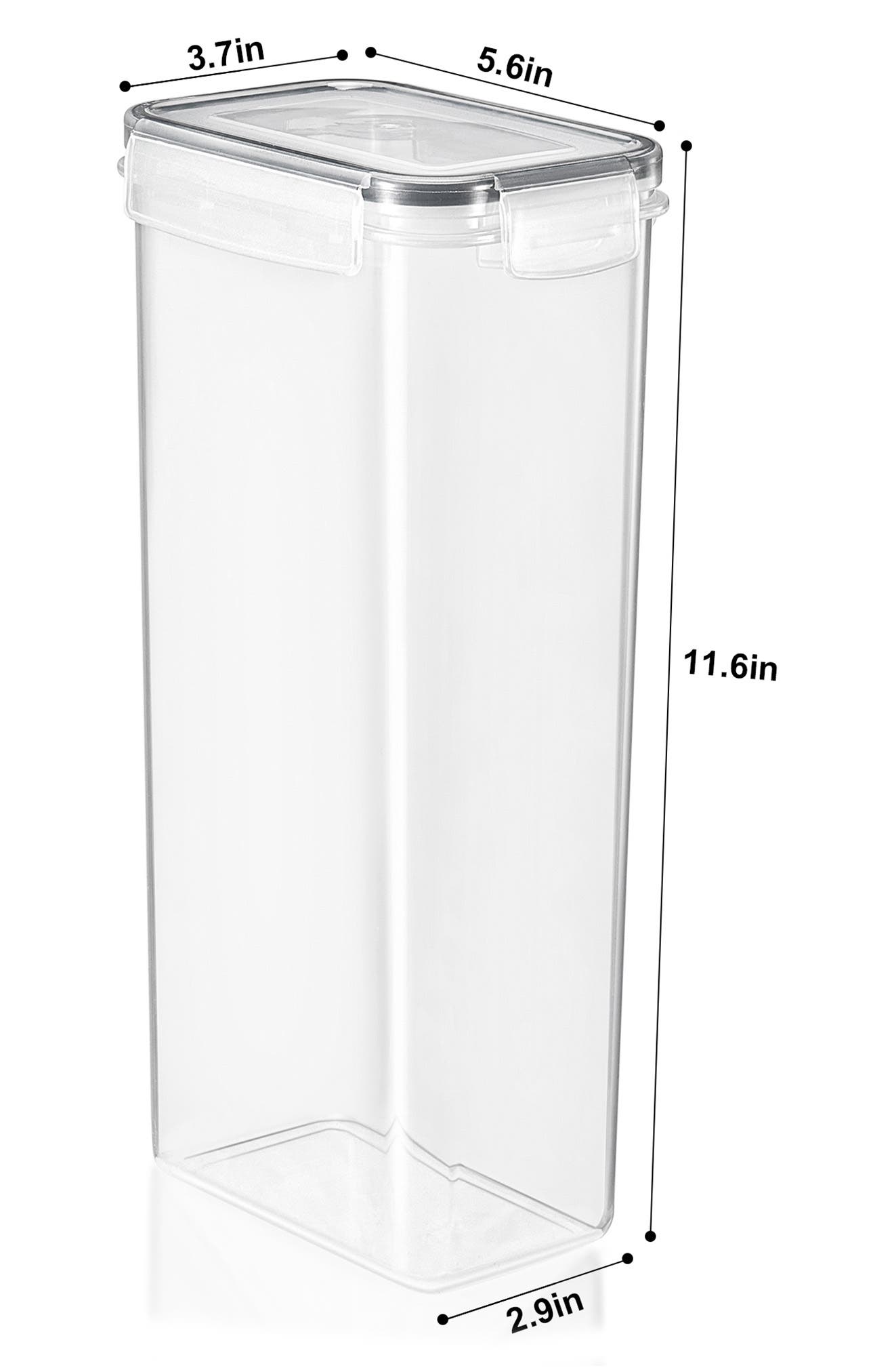 SORBUS 4-Pack Airtight Dry Food Storage Containers