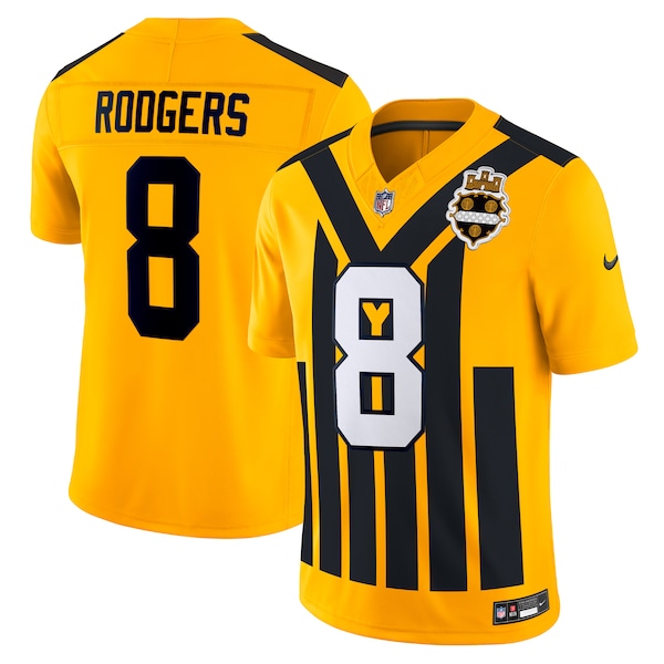 Aaron Rodgers Pittsburgh Steelers Nike Alternate Vapor F.U.S.E. Limited Jersey - Gold/Black