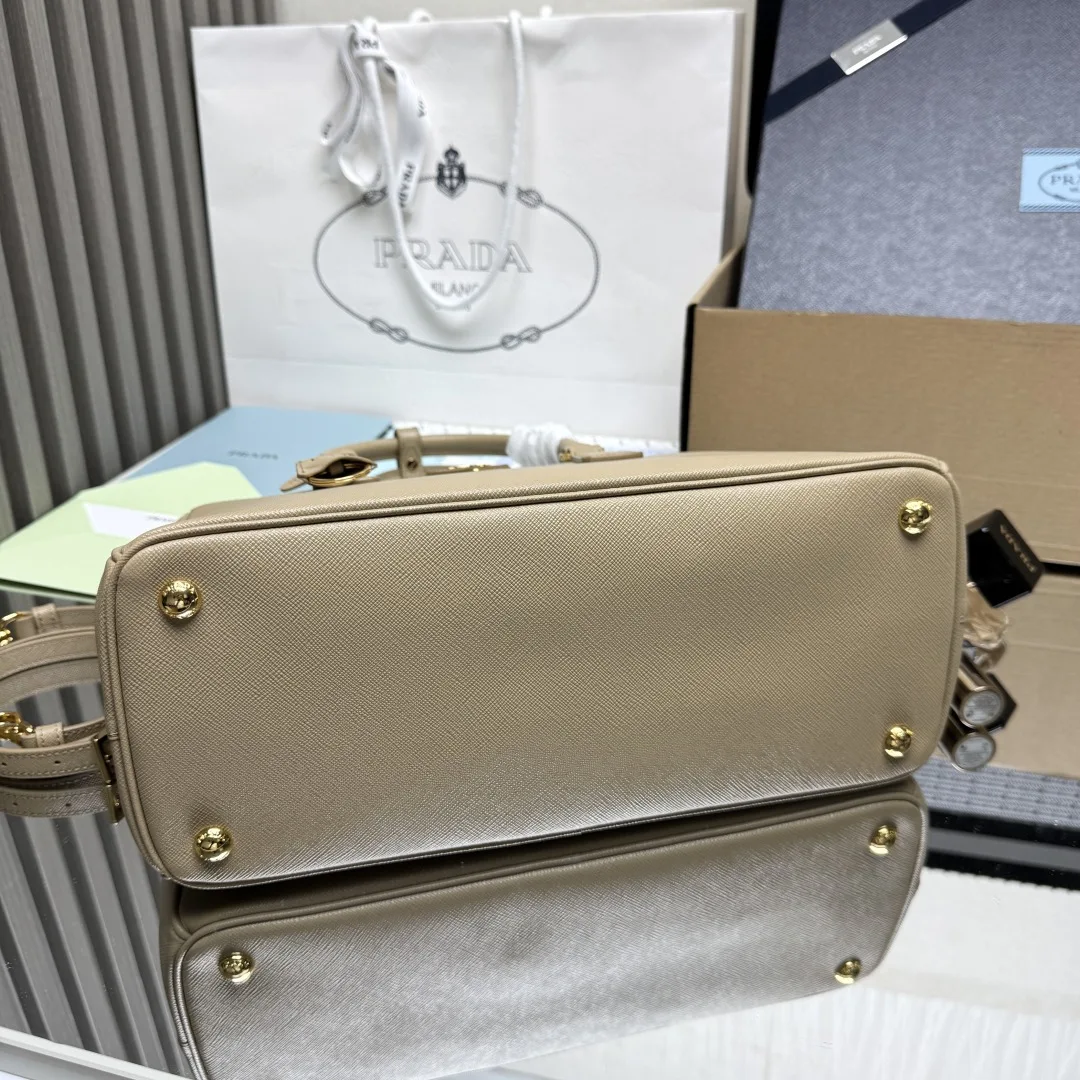 Prada Grained Leather Top Handle Bag product photo from LabelPicks