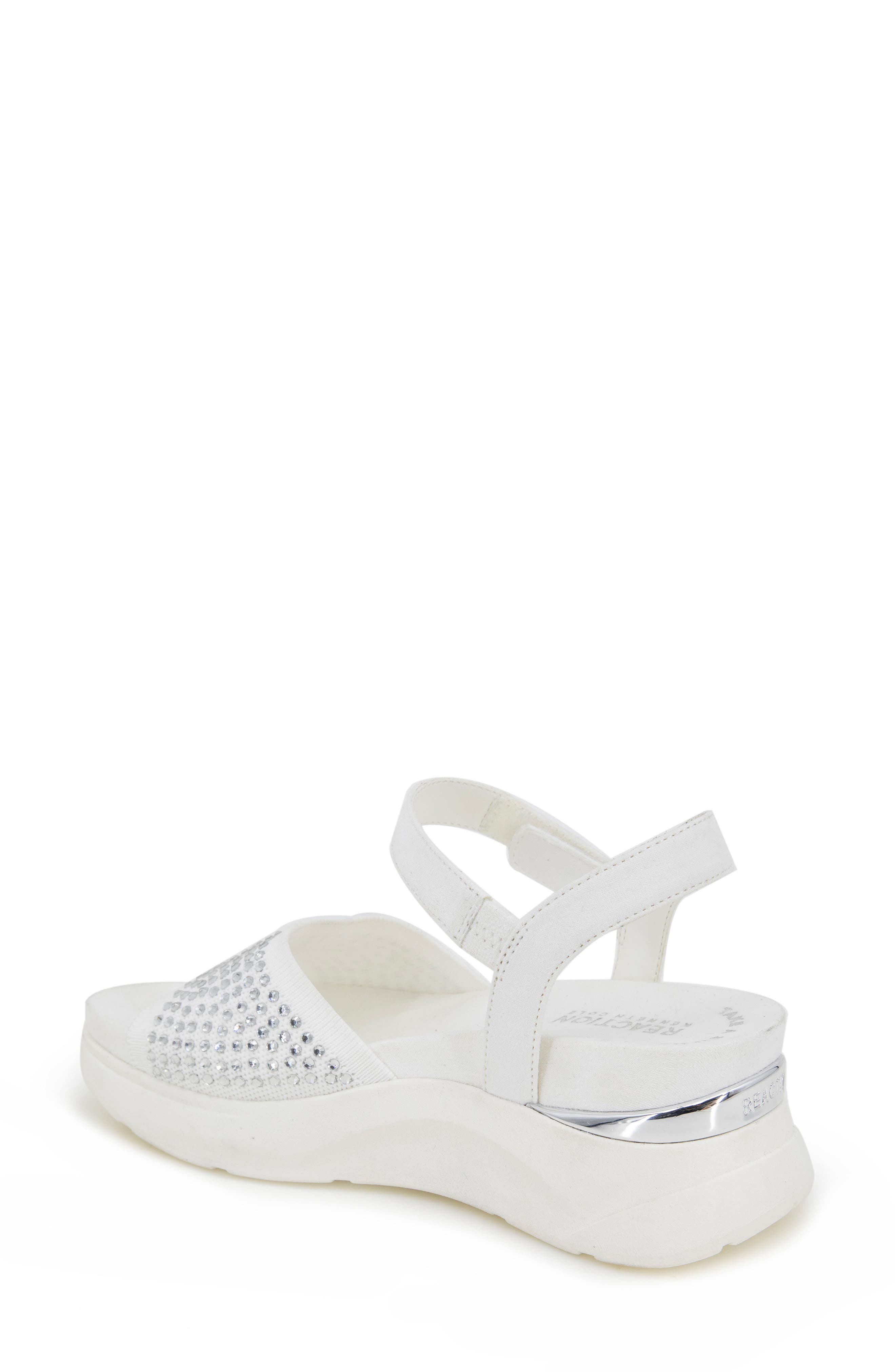 Reaction Kenneth Cole Hera Crystal Platform Sandal