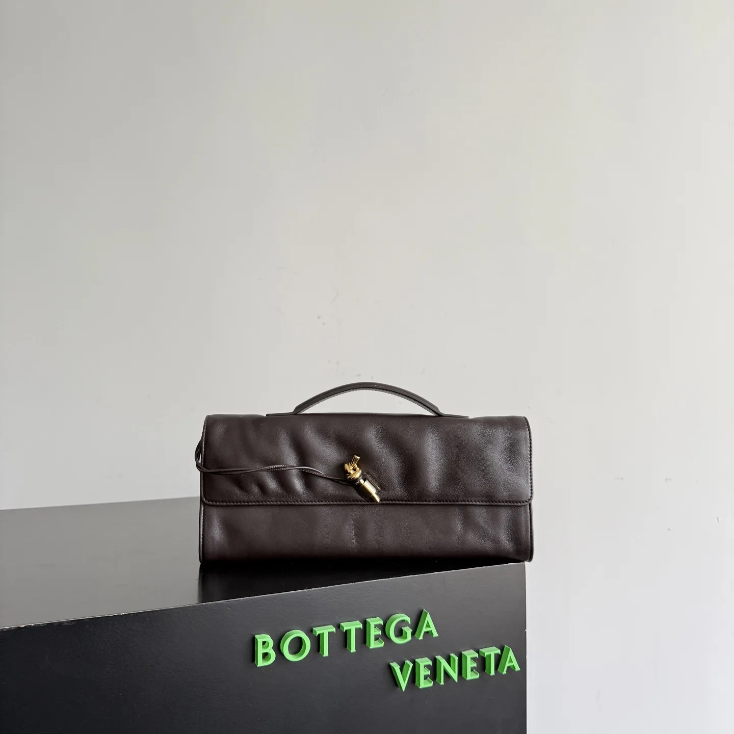 Bottega Veneta Andiamo Intrecciato Woven Leather Shoulder Bag product photo from LabelPicks