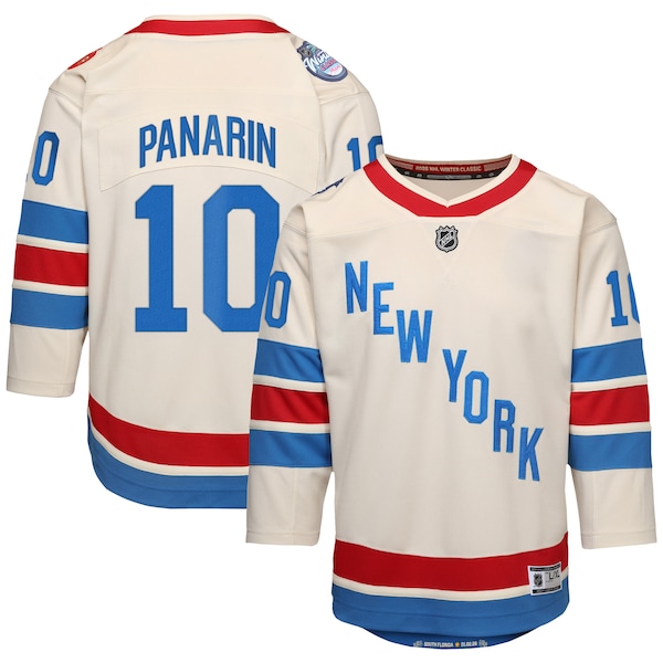 Artemi Panarin New York Rangers Outerstuff Youth 2026 NHL Winter Classic Premier Jersey - White
