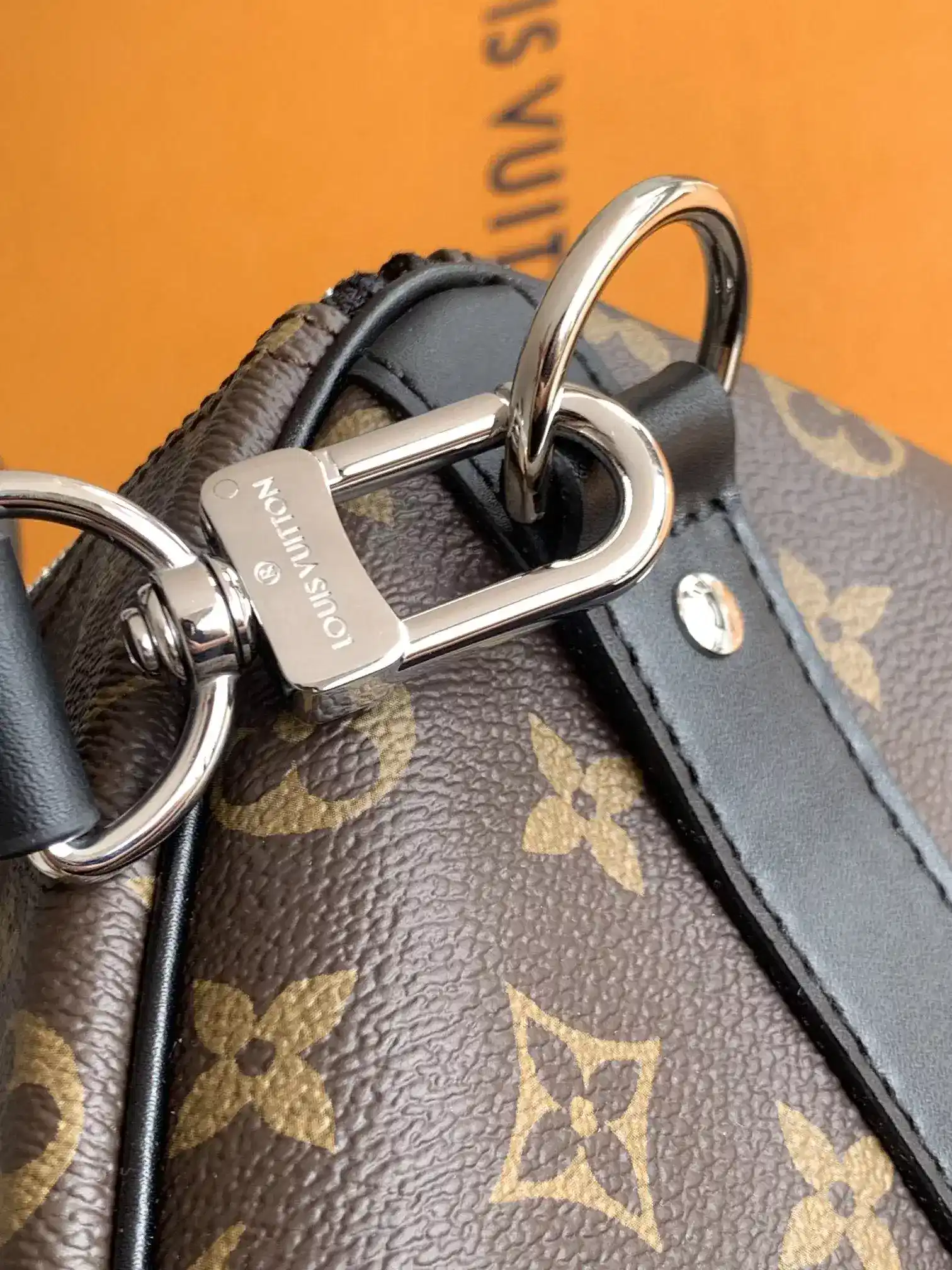 Louis Vuitton Keepall Black Monogram Canvas Tote Bag product photo from LabelPicks