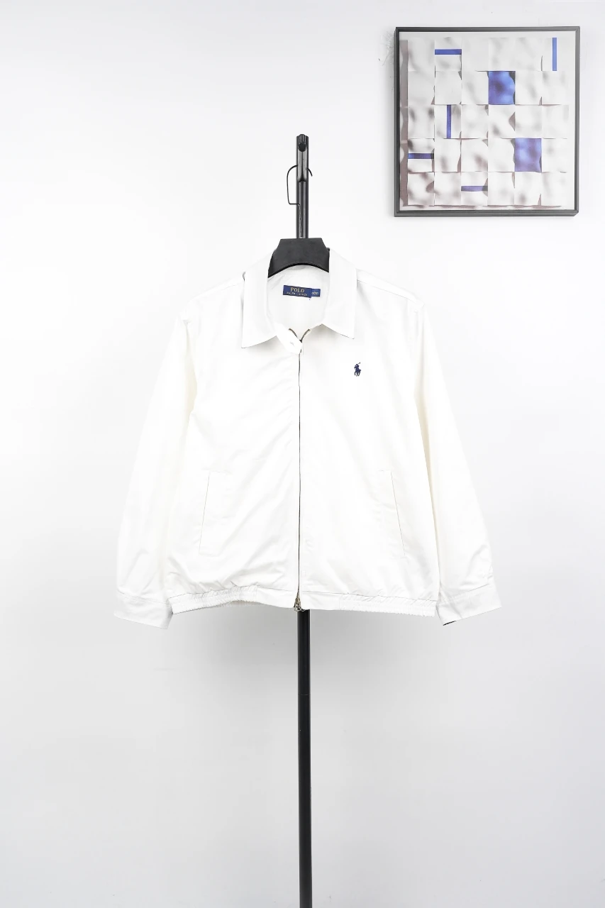 Ralph Lauren White Pony Embroidered Stand Collar Jacket product photo from LabelPicks