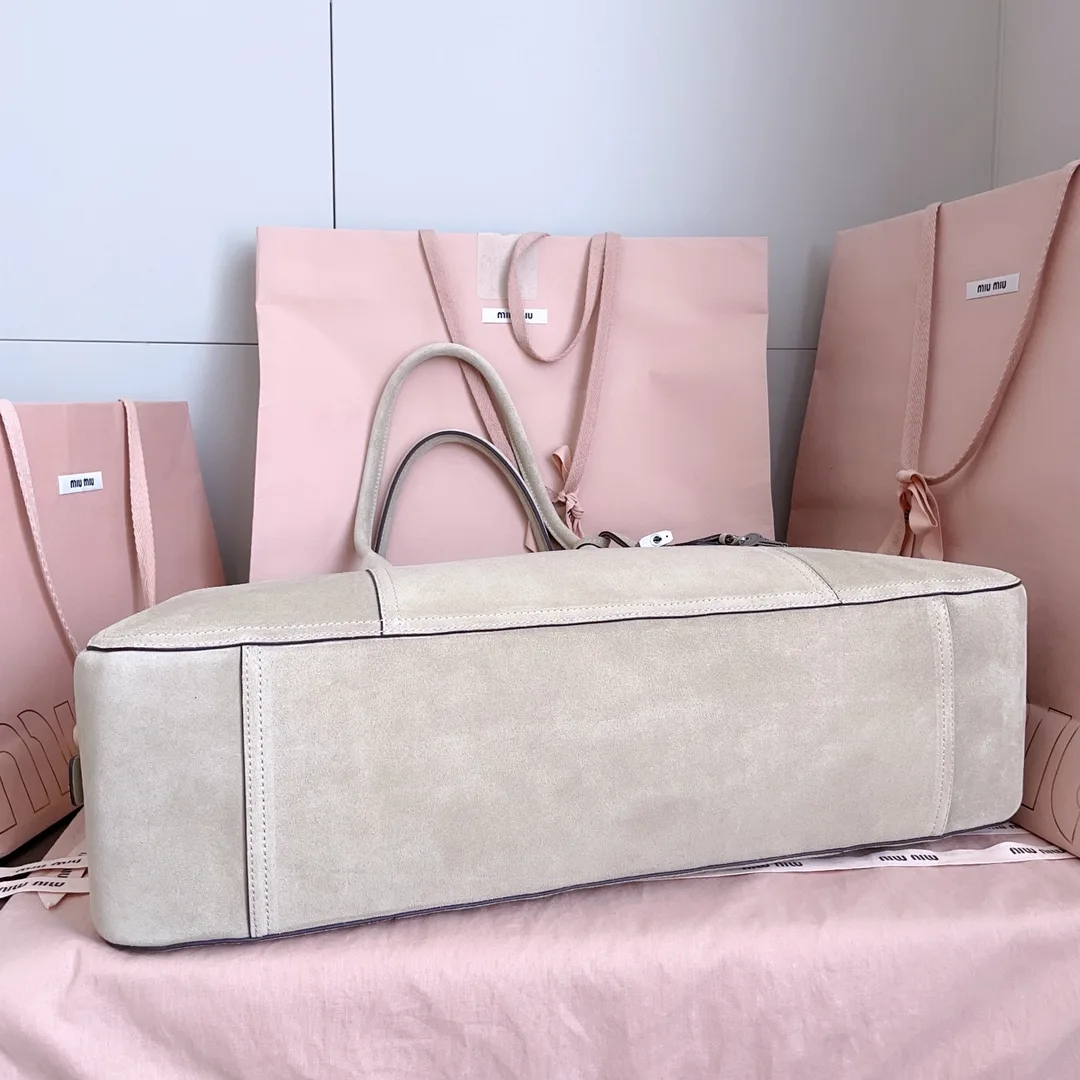 Miu Miu Vivant Suede Leather Top Handle Bag product photo from LabelPicks