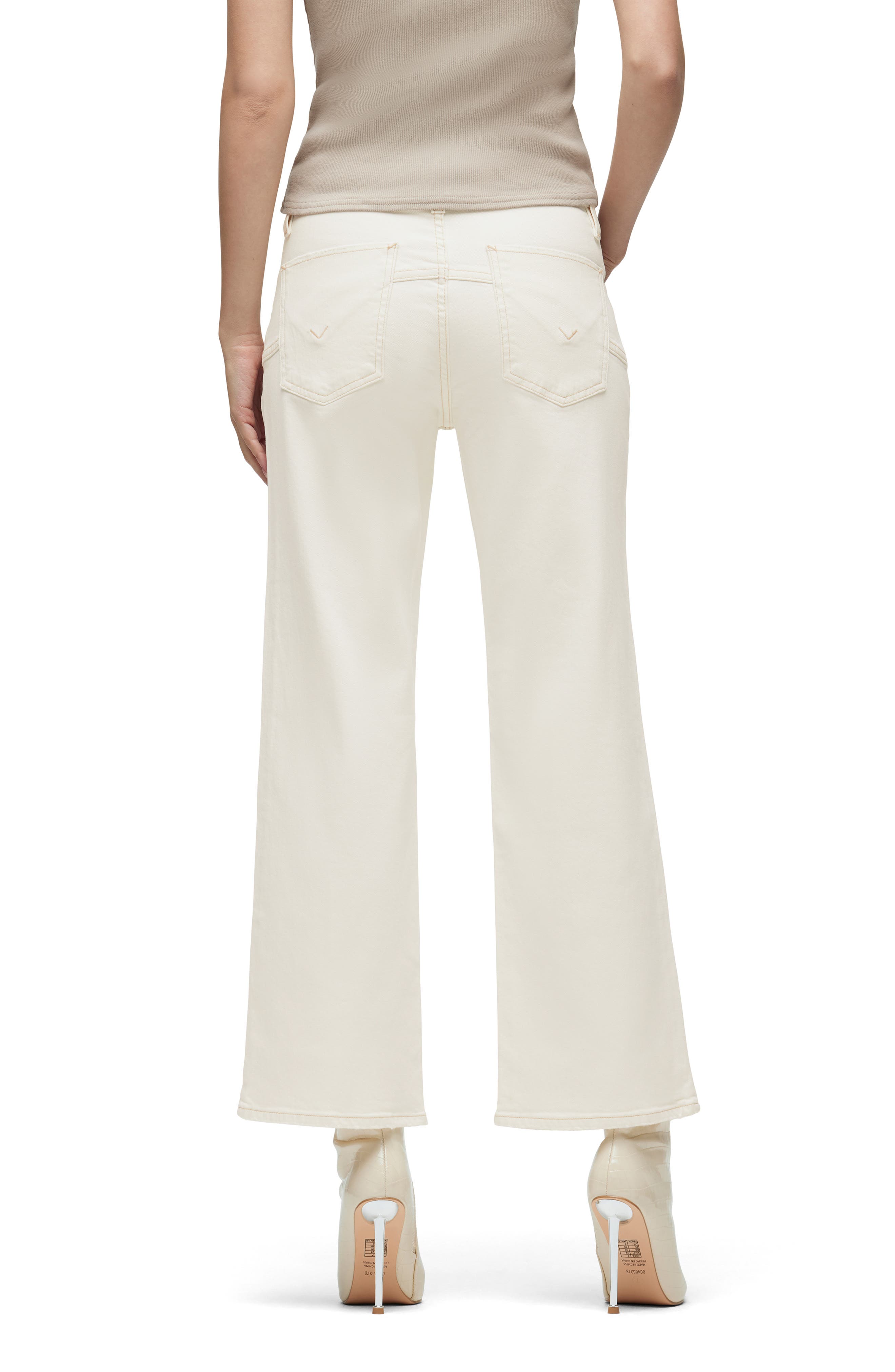 Hudson Jeans Rosie High Waist Ankle Wide Leg Jeans