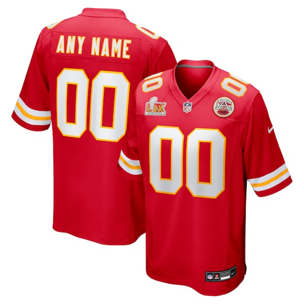Kansas City Chiefs Nike Super Bowl LIX Custom Game Jersey - Red