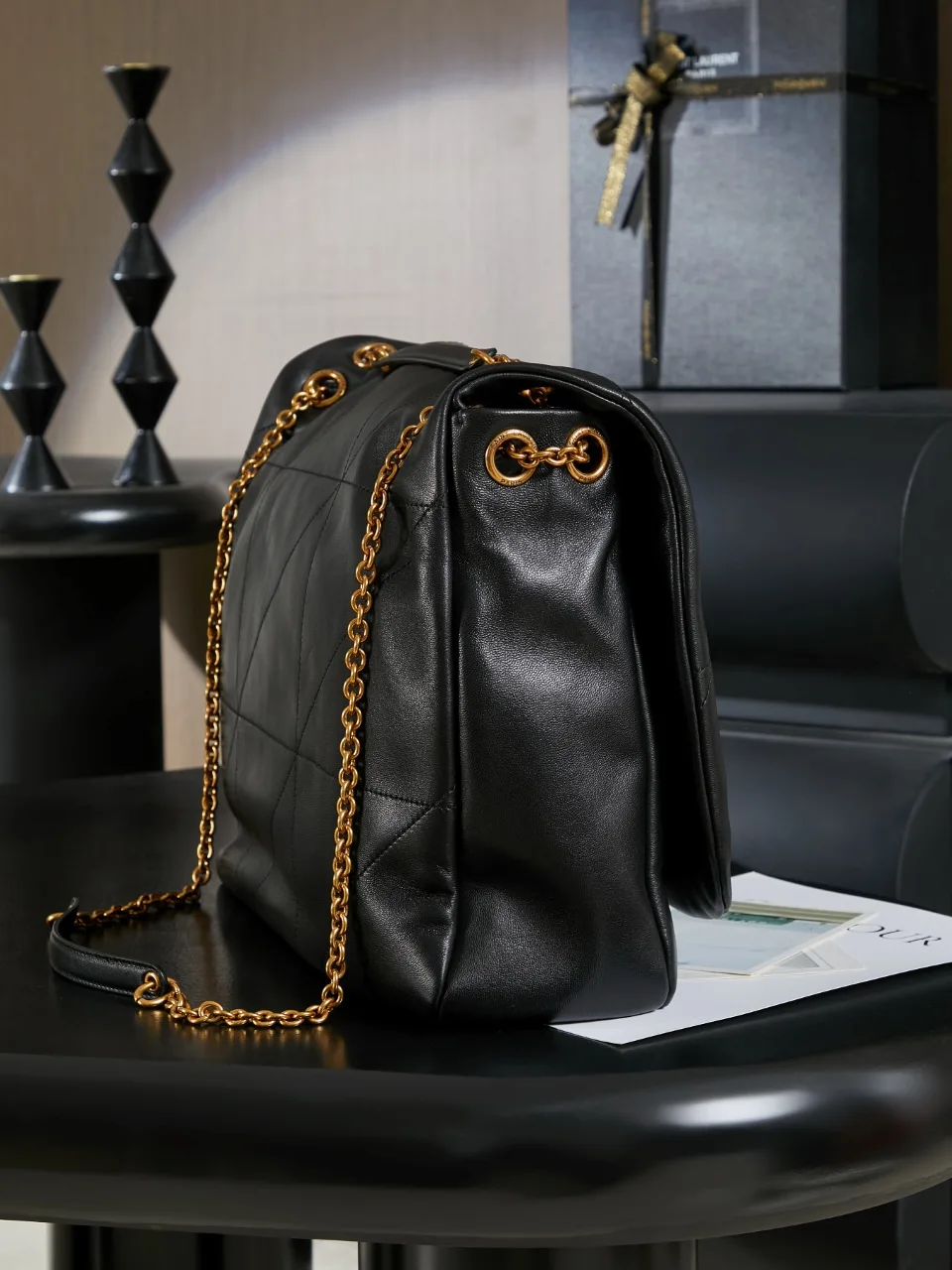 Saint Laurent Lambskin Jamie Shoulder Bag product photo from LabelPicks