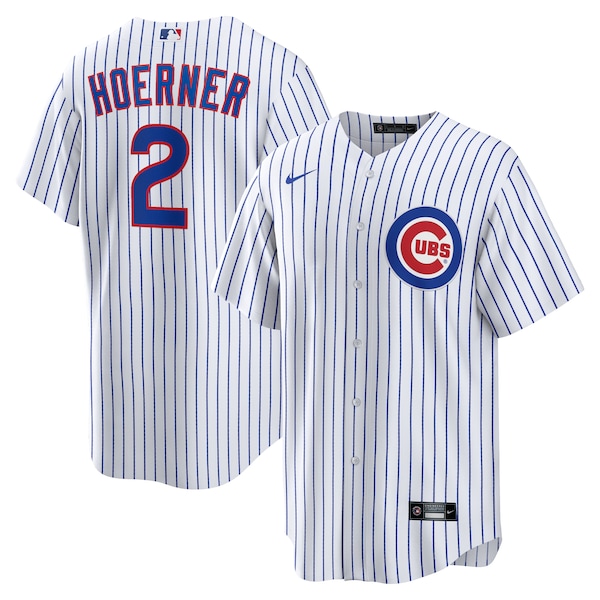 Nico Hoerner Chicago Cubs Nike Replica Player Jersey - White