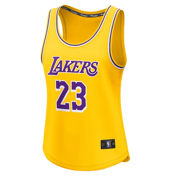 LeBron James Los Angeles Lakers  Women's Fast Break Player Jersey - Icon Edition - Gold