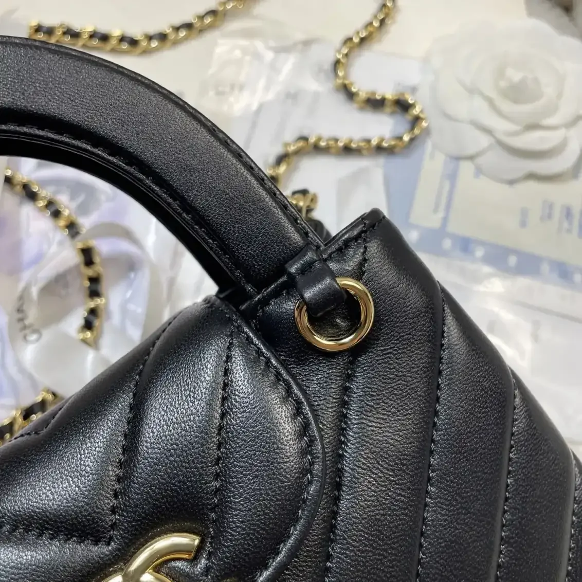 Chanel Black Top Handle Bag product photo from LabelPicks