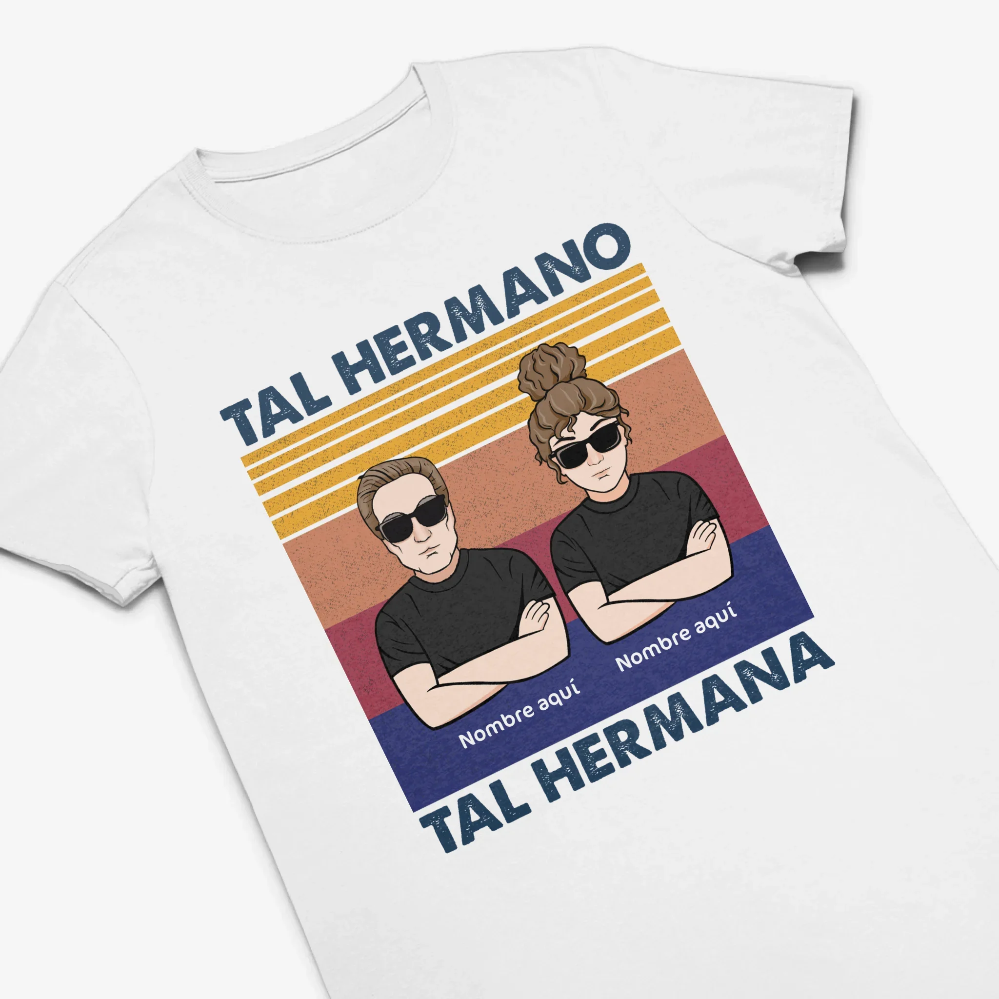 Personalizar Camisetas Para Hermano y Hermana | Personalizado Regalos Para Familia | Tal Hermano Tal Hermana