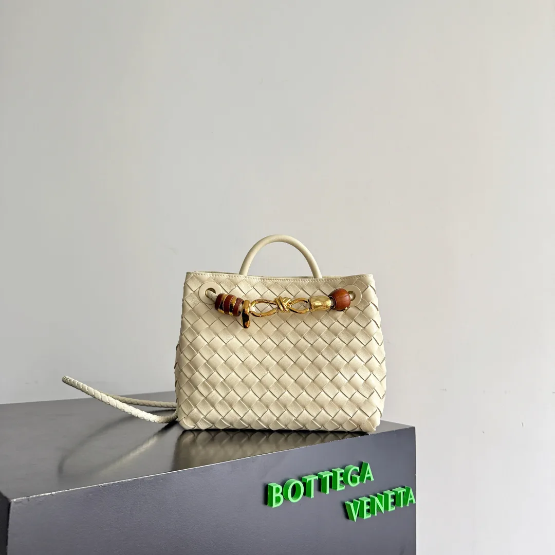 Bottega Veneta Andiamo Intrecciato Woven Leather Top Handle Bag product photo from LabelPicks