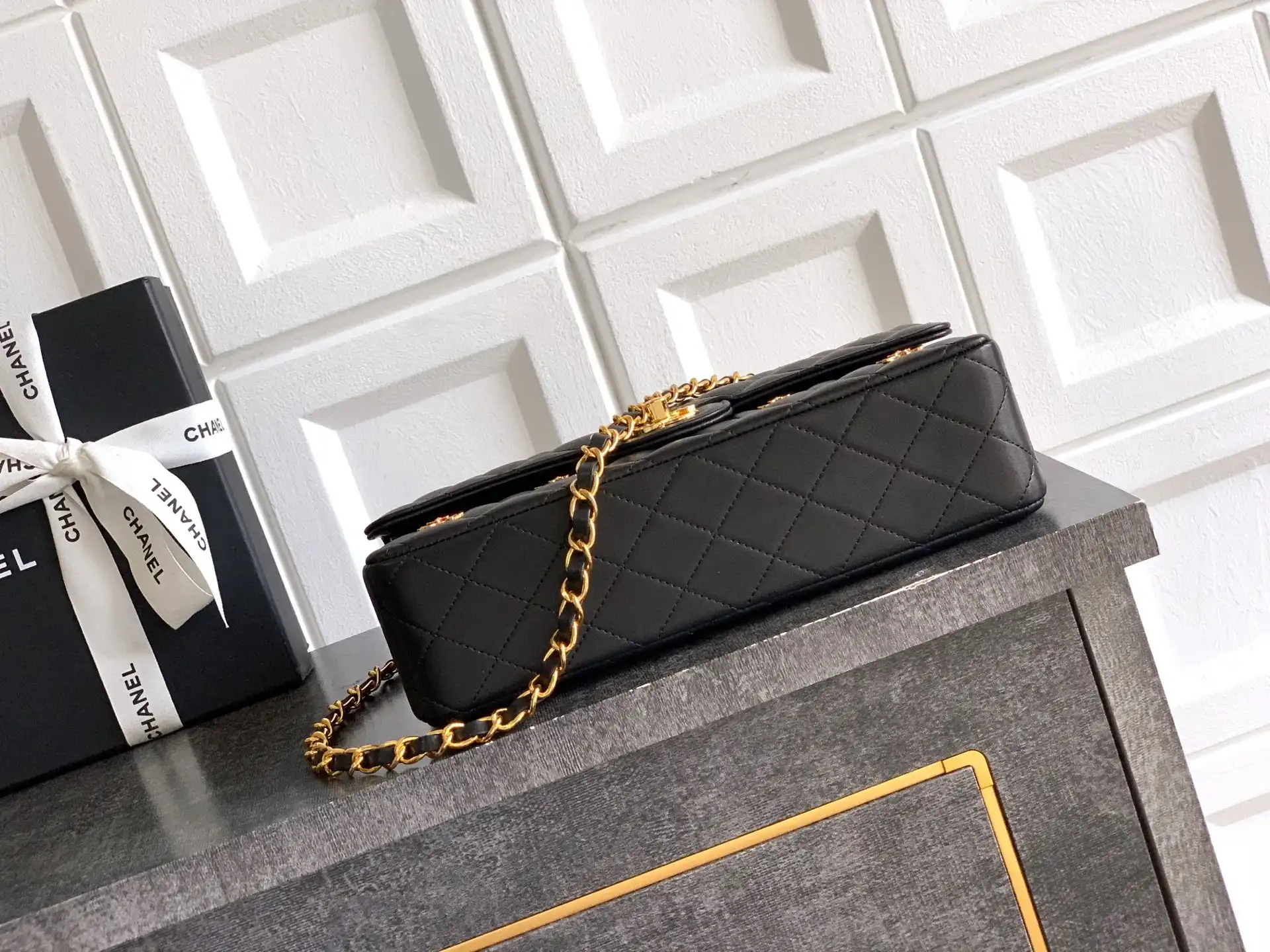 Chanel Classic Flap Black Quilted Leather Shoulder Bag product photo from LabelPicks