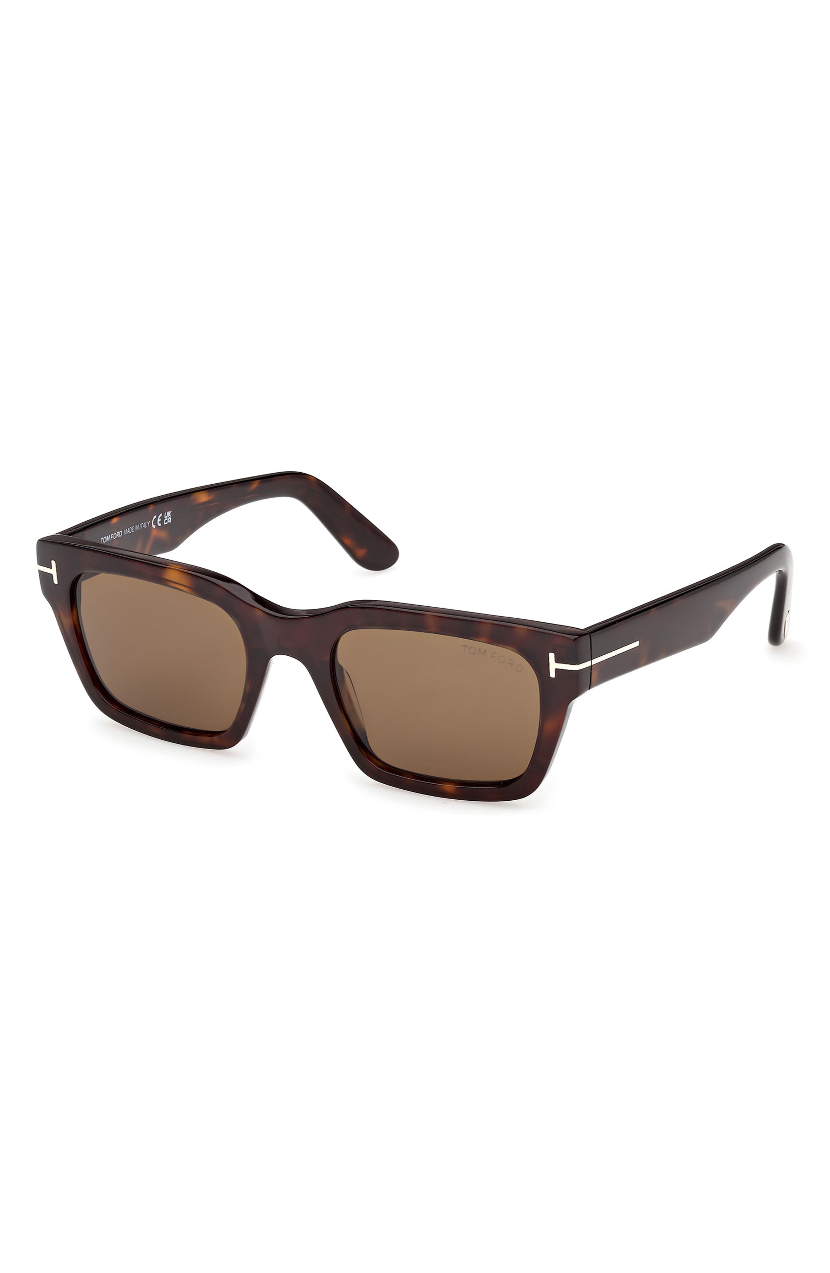 TOM FORD 55mm Square Sunglasses