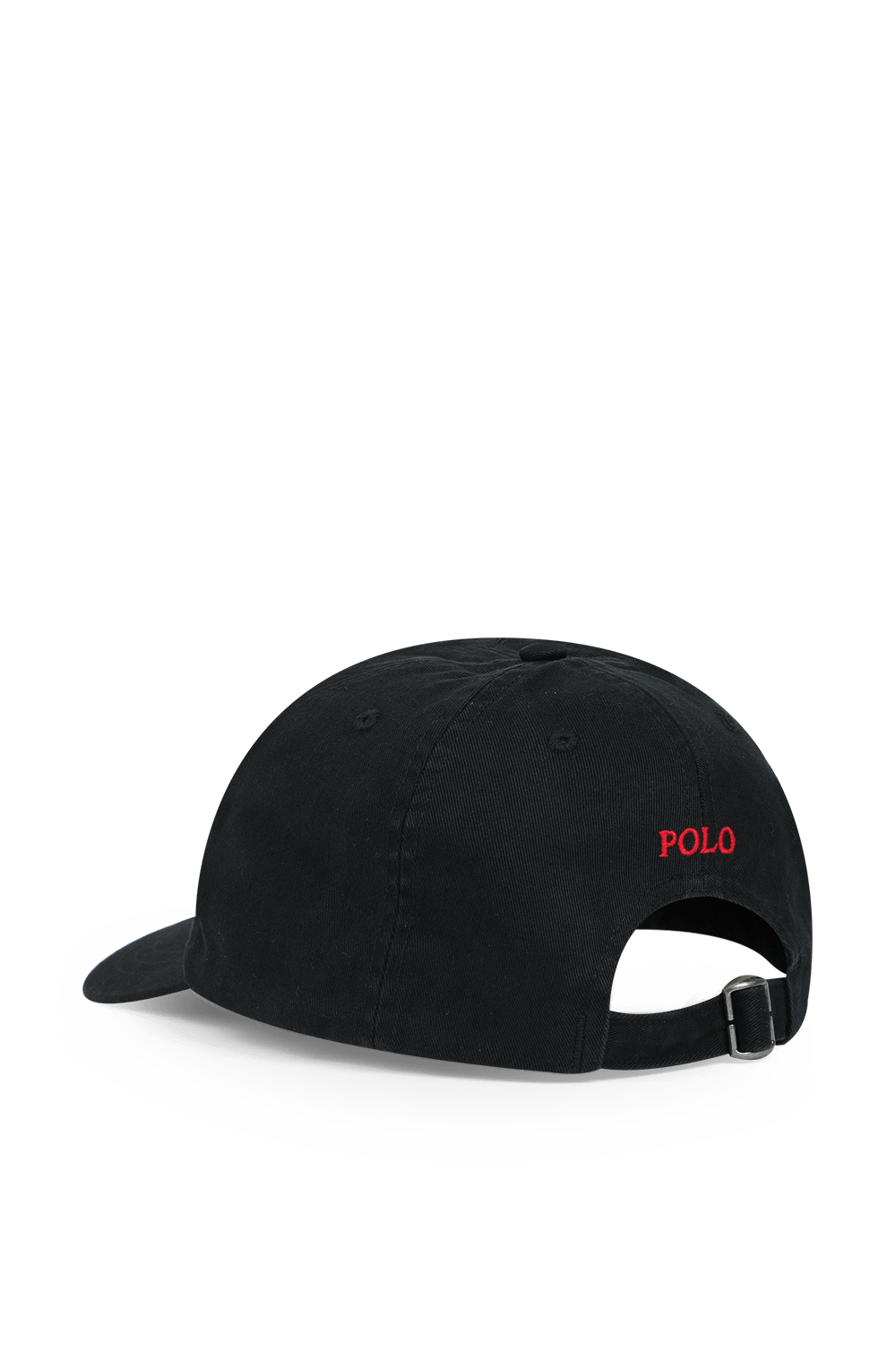 POLO RALPH LAUREN KIDS כובע מצחייה שחור עם רקמת פרש פולו