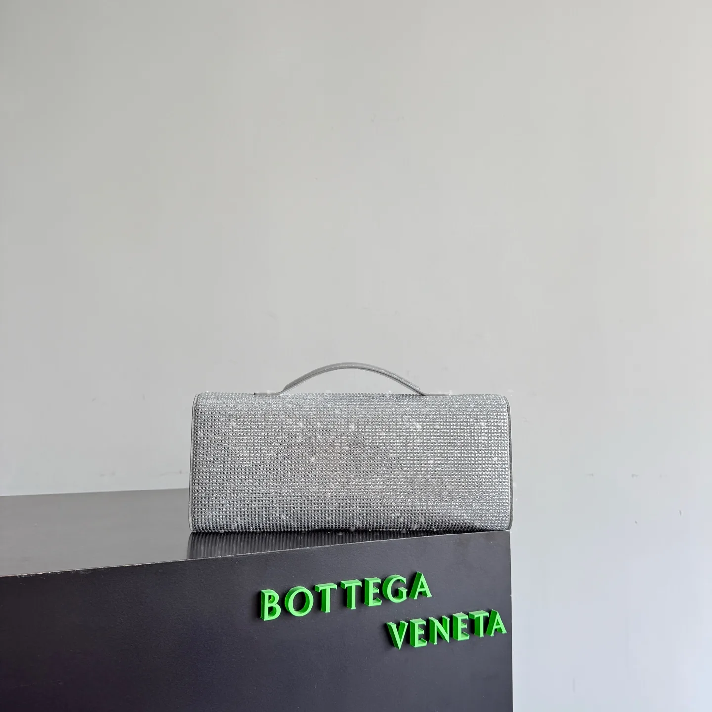 Bottega Veneta Lambskin Andiamo Clutch product photo from LabelPicks