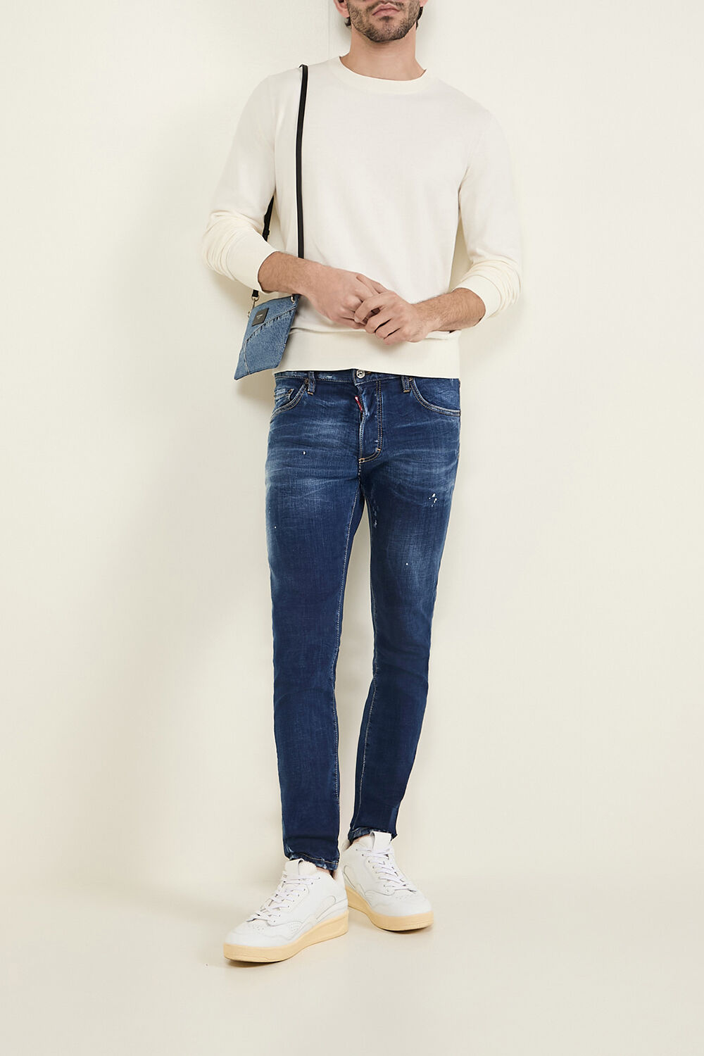 DSQUARED2 מכנסי ג'ינס סלים פיט