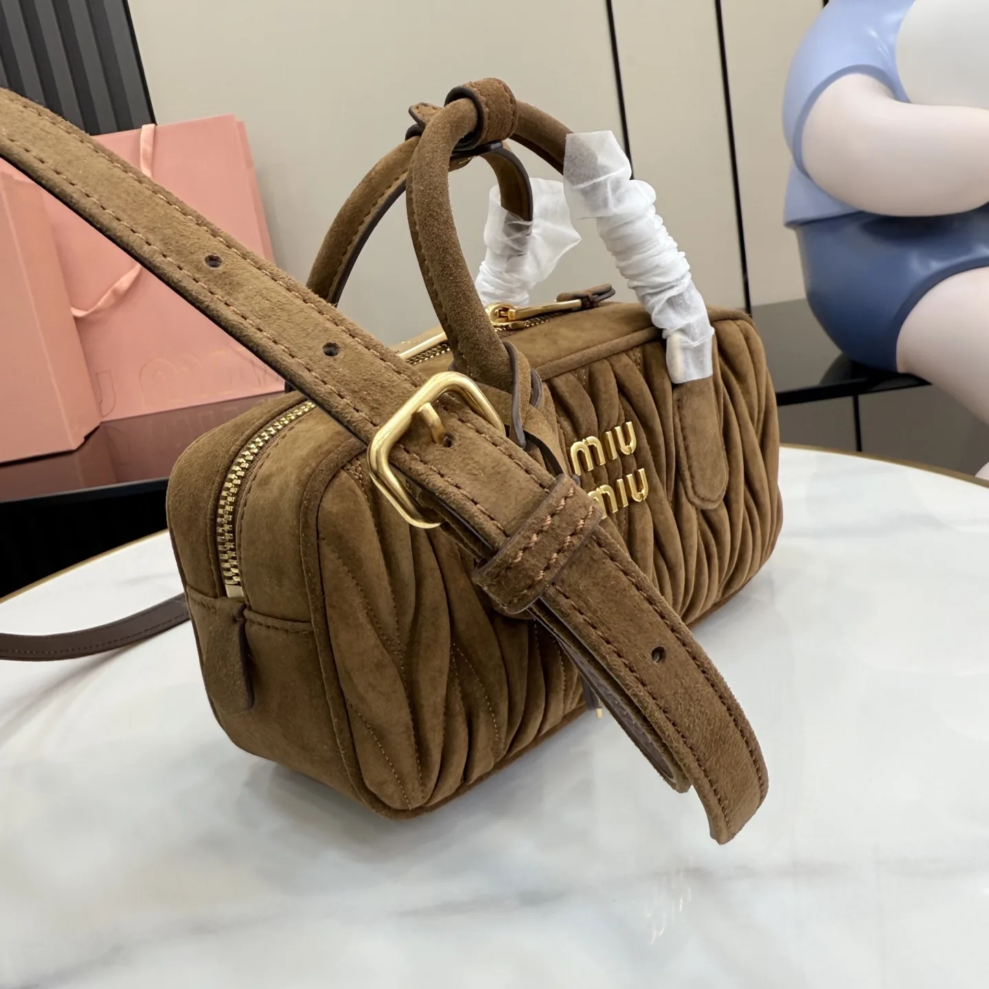Miu Miu Arcadie Calfskin Top Handle Bag product photo from LabelPicks