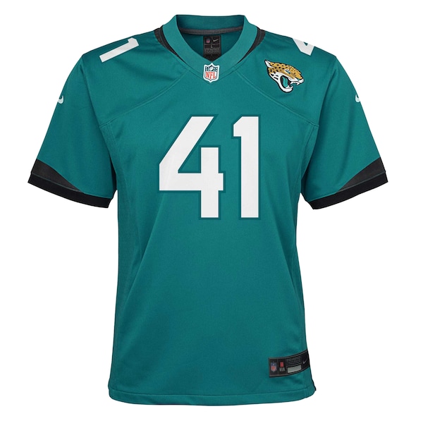 Josh Hines-Allen Jacksonville Jaguars Nike Youth Team Game Jersey - Teal