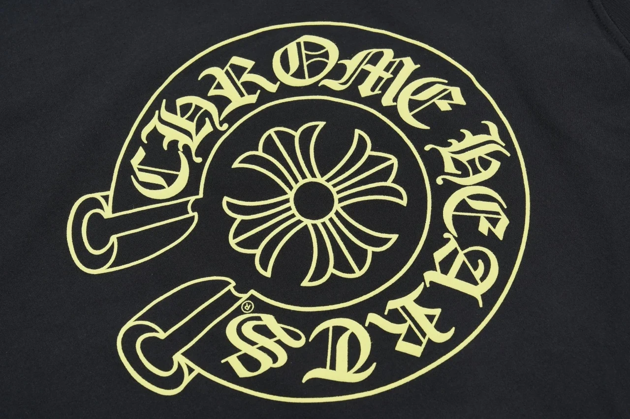 Chrome Hearts Black Yellow Sanskrit Pocket T-Shirt product photo from LabelPicks