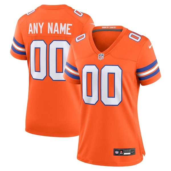 Denver Broncos Nike Women's Mile High Collection 1977 Throwback Custom Game Jersey - Orange
