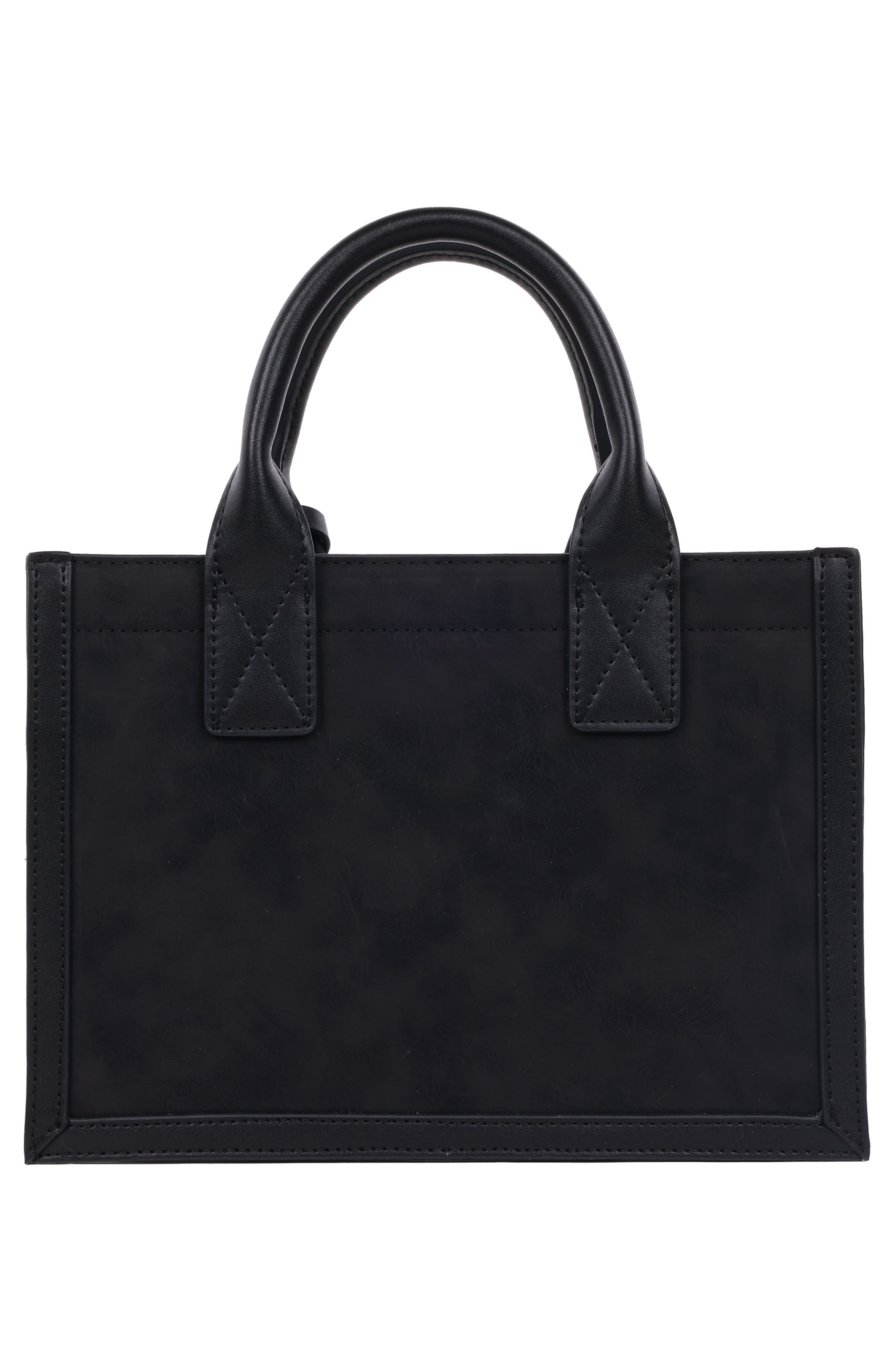 True Religion Top Handle Box Tote Bag