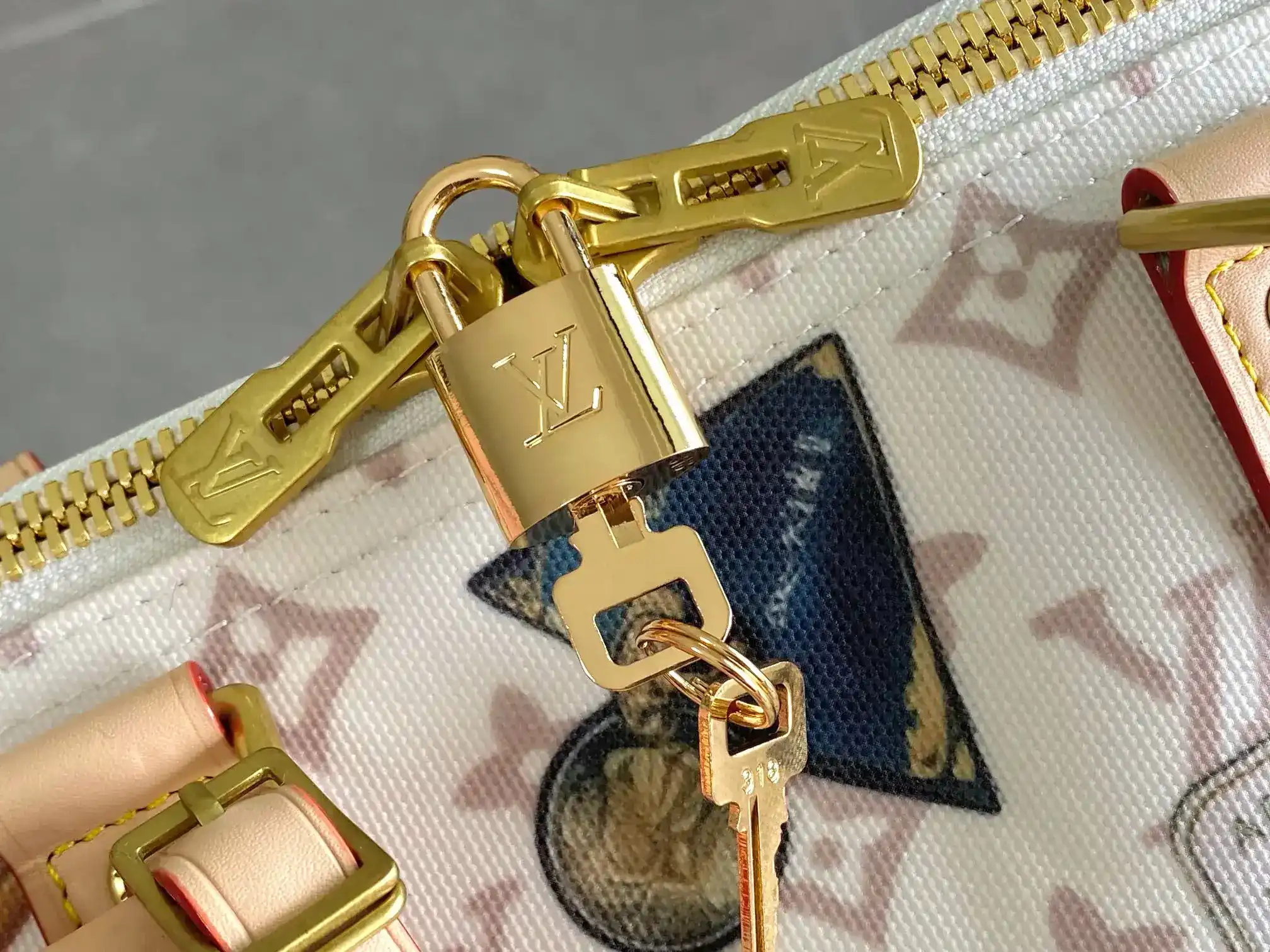 Louis Vuitton Keepall Canvas and Leather Tote Bag product photo from LabelPicks