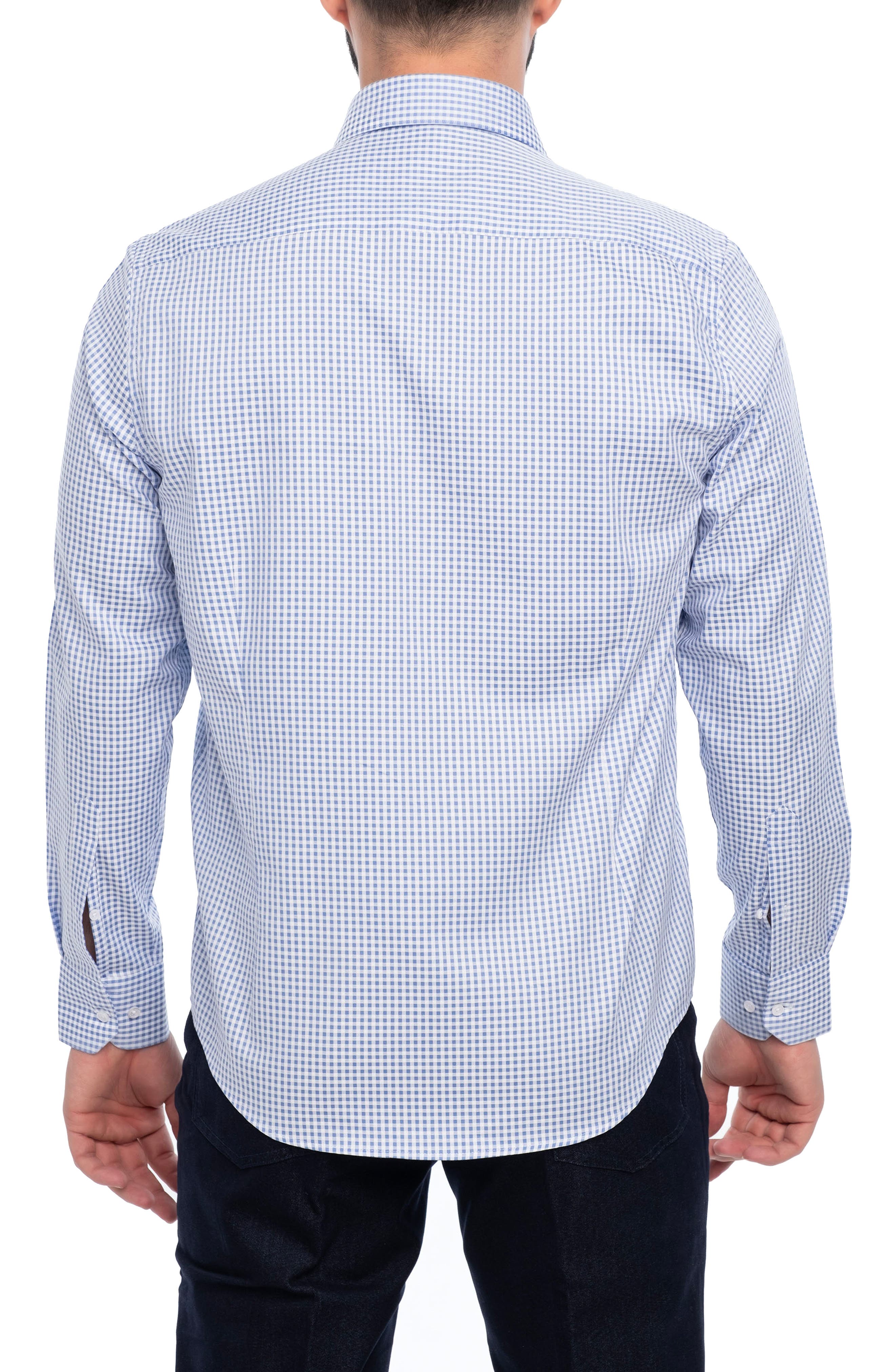 VELLAPAIS Brooklyn Slim Fit Cotton Dress Shirt