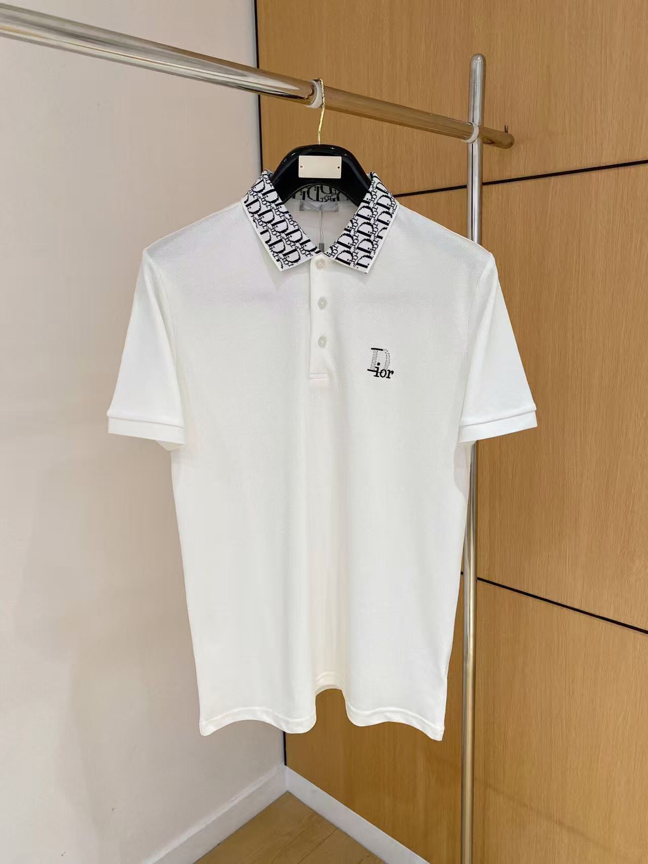 0529 Classic letter prints polo-shirt