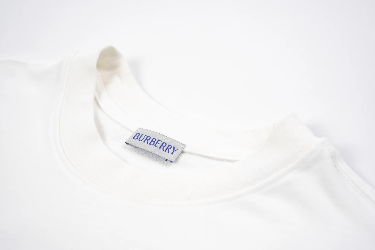 Burberry White Oval Badge Embroidered T-Shirt product photo from LabelPicks