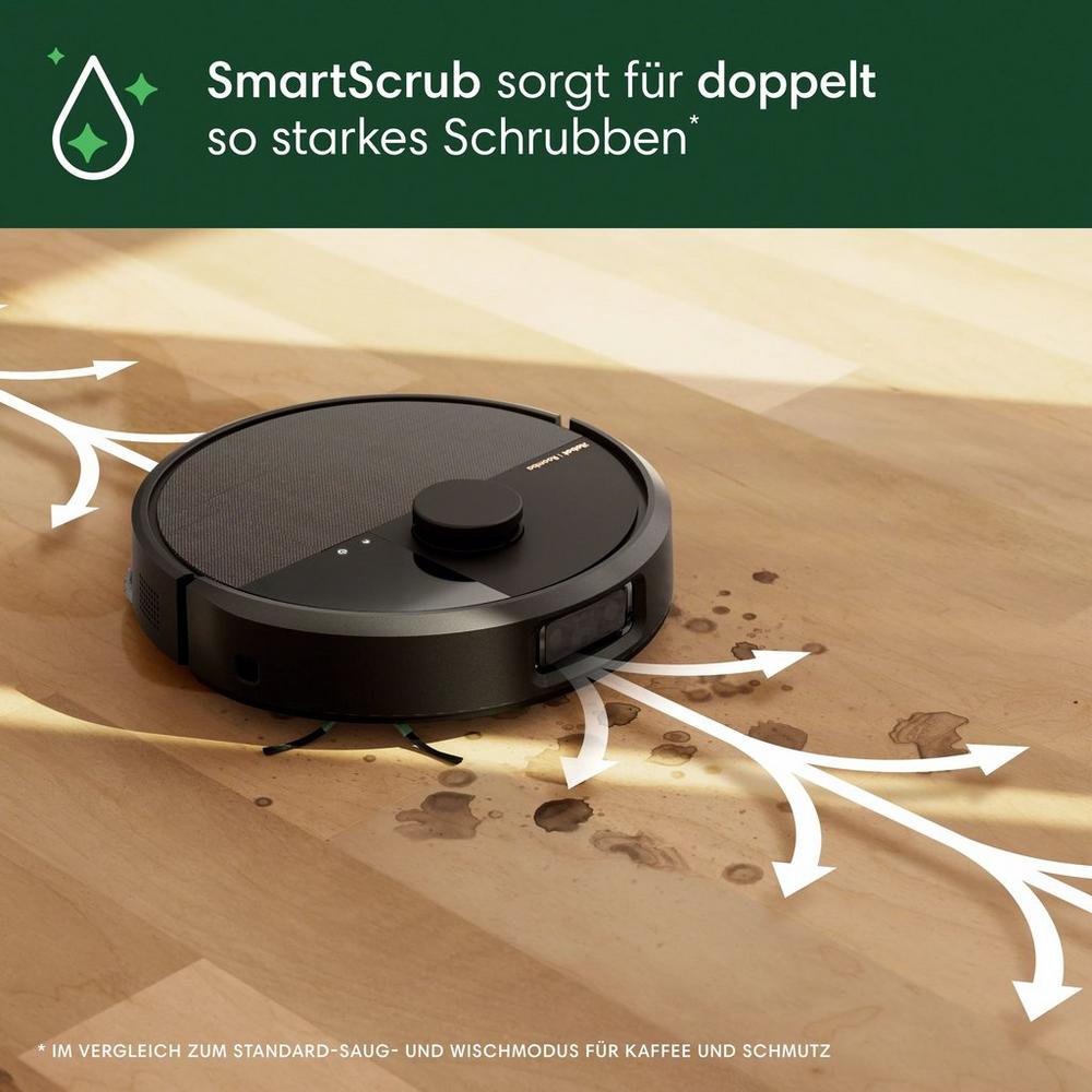 Roomba® Plus 505 Combo-Roboter + AutoWash™ Dock – Schwarz