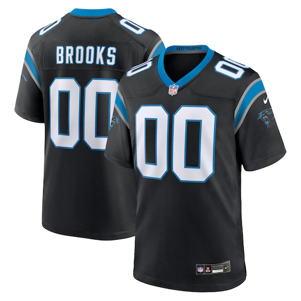 Jonathon Brooks Carolina Panthers Nike 2024 NFL Draft Game Jersey - Black